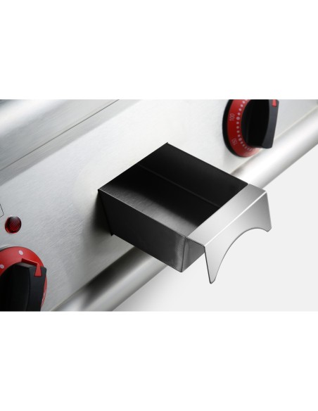 Commercial Electric Griddle Smooth top 2 zones 5kW Countertop | Stalwart DA-HEG606