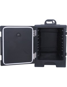 Commercial Front Loaded Insulated Food Pan Carrier with Wheels 432x625x743mm | Stalwart DA-QY004 2