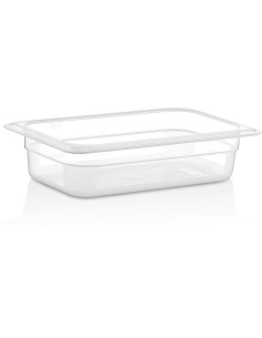 Polypropylene Gastronorm Pan GN1/4 Depth 65mm Clear 1.5 litres | DA-GNPP1465