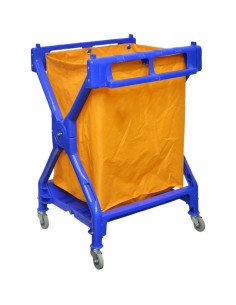 Foldable X-Shape Laundry Trolley 710x660x950mm | Stwalwart DA-JGM1302