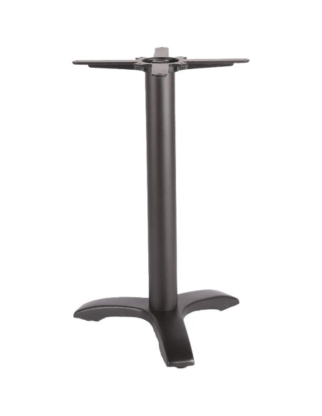 Black Cast Iron Table Base Tri-Leg 600x720mm | Stalwart DA-A050