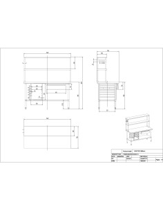 Commercial Stainless Steel Work Table with Overshelf, Drawer & GN Pan Rack 1500x700x1700mm | Stalwart DA-WT70150PS 2