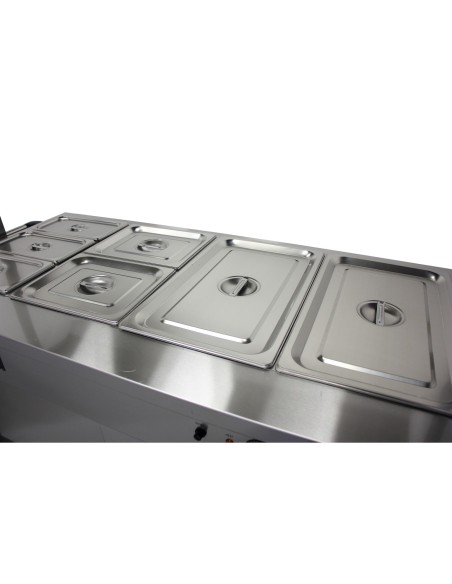 Mobile Bain Marie top Hot Cupboard 1540mm | Stalwart DA-HXYH4W1