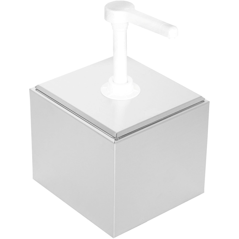 Commercial 2.5 litre Pump Condiment/Sauce Dispenser GN1/6 | Stalwart DA-NHGN161
