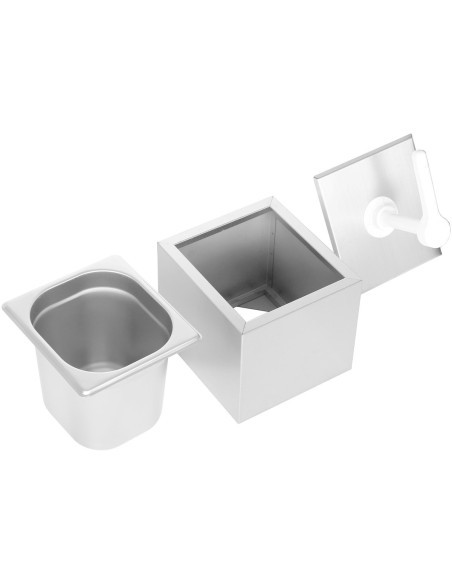 Commercial 2.5 litre Pump Condiment/Sauce Dispenser GN1/6 | Stalwart DA-NHGN161
