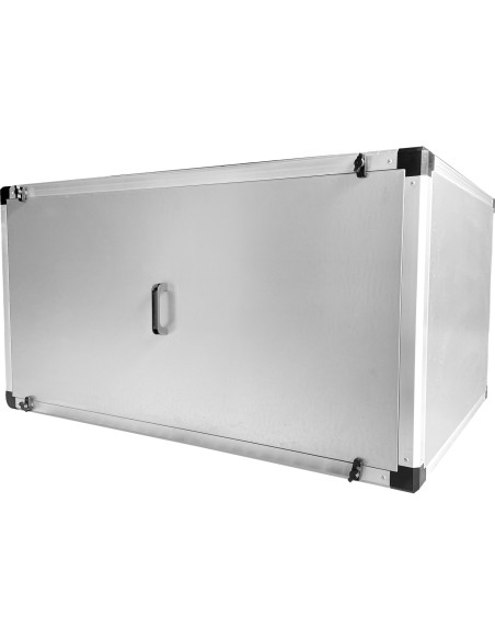 Industrial Exhaust Air Purification Unit with Motor and Carbon Filters and Noise Insulation 1420×980×750mm | Stwalwart DA-VOFP11