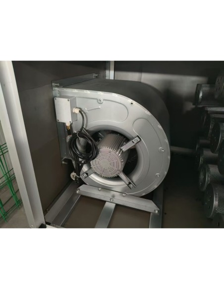 Industrial Exhaust Air Purification Unit with Motor and Carbon Filters and Noise Insulation 1420×980×750mm | Stwalwart DA-VOFP11
