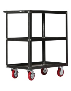 Workshop Utility Trolley Cart 3-Tier 405x765x810mm | Stalwart DA-FS303