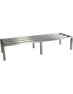Commercial Aluminium Dunnage Rack 60"x20"x" (1524x580x203mm) | Stalwart DA-ALDN2060E