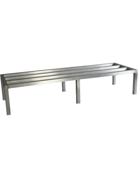 Commercial Aluminium Dunnage Rack 60"x20"x" (1524x580x203mm) | Stalwart DA-ALDN2060E