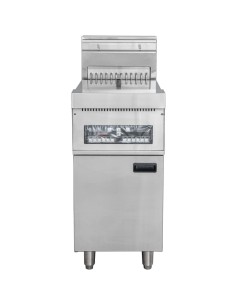 Professional Free Standing Electric Fryer Single Tank 28L 400x800x1100 mm | Stalwart DA-EF9C 2