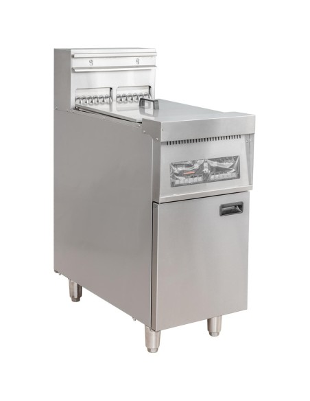 Professional Free Standing Electric Fryer Double Tank 2 x 14L 400x800x1100 mm | Stalwart DA-EF9C2
