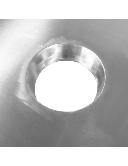 Commercial Stainless Steel Single Sink with Right Bowl & Left Scrapping Hole + Splashback 1000x600x950mm | Stwalwart DA-WHSTD