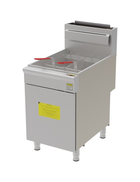 Professional Free Standing Gas Fryer Single Tank 44.0L 533x868x1145mm | Stalwart DA-GF5