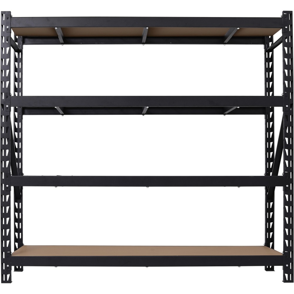 Industrial 4-Tier Heavy-Duty Shelving Unit 2500kg Capacity (625kg per shelf) 1830x540x1830mm | Stalwart DA-KIT600