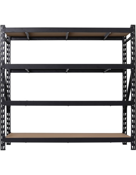 Industrial 4-Tier Heavy-Duty Shelving Unit 2500kg Capacity (625kg per shelf) 1830x540x1830mm | Stalwart DA-KIT600
