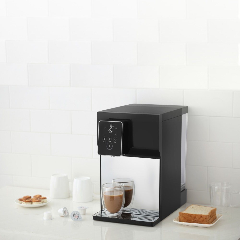 Countertop Hot & Cold RO Water Purifier 7-Stage Filtration Smart Touch Display, 3L Tank | Stalwart DA-YHD2401E