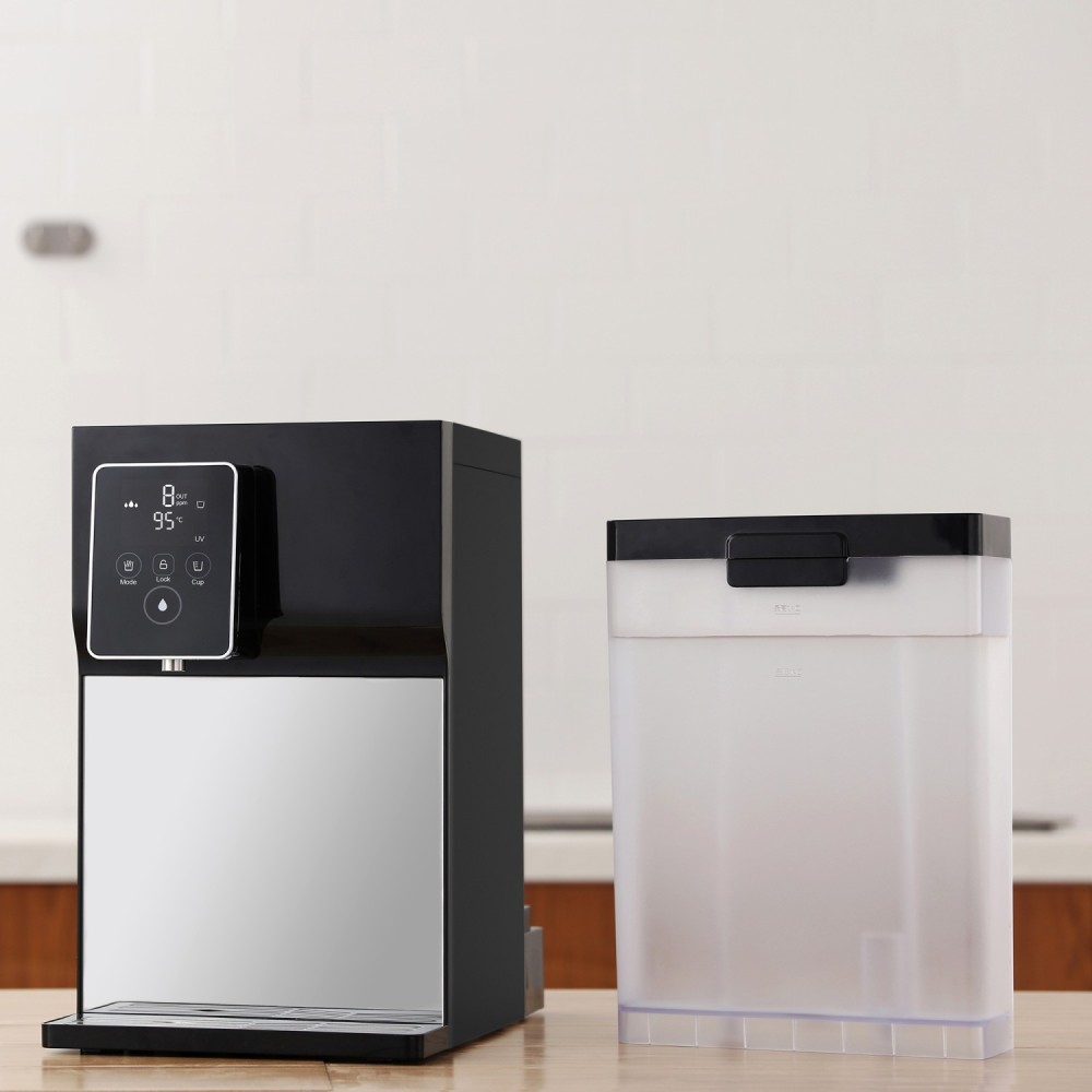 Countertop Hot & Cold RO Water Purifier 7-Stage Filtration Smart Touch Display, 3L Tank | Stalwart DA-YHD2401E