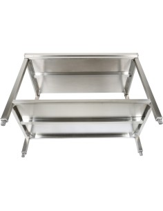 Professional Stainless Steel Work Table with Undershelf & 5cm Upstand 1600x700x950mm | Stwalwart DA-SWT70160B 2