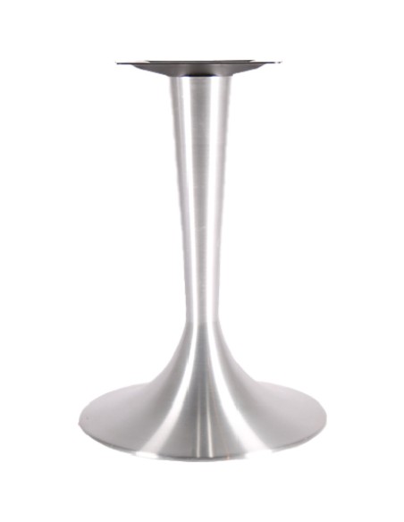 Silver Cast Iron Table Base Round Ø510x720mm | Stalwart DA-F016A
