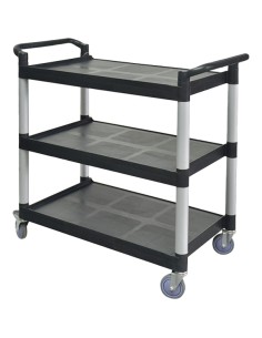 Professional 3-Tier Utility Trolley Cart 810x435x910mm | Stalwart DA-JGM714
