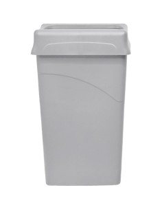 Commercial Waste Bin with Lid 87 Litres 510x270x870mm Grey | Stalwart DA-JGM902