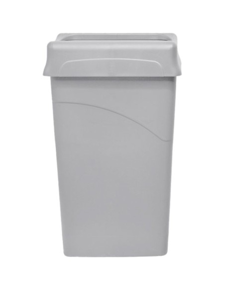 Commercial Waste Bin with Lid 87 Litres 510x270x870mm Grey | Stalwart DA-JGM902