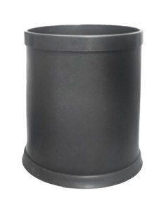 Commercial Open-Top Round Waste Bin 225x260mm Black | Stalwart DA-JGM910