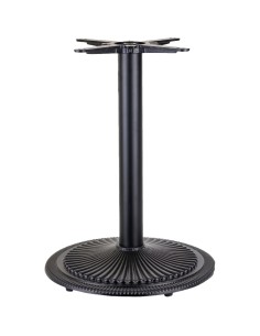 Black Cast Iron Table Base Round Ø550x720mm | Stalwart DA-A007