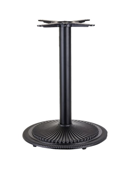 Black Cast Iron Table Base Round Ø550x720mm | Stalwart DA-A007