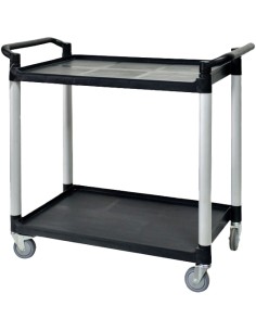 Professional 2-Tier Utility Trolley Cart 1020x500x960mm | Stalwart DA-JGM702