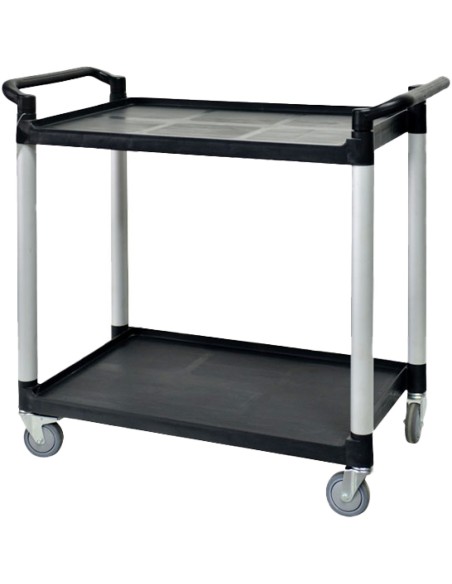 Professional 2-Tier Utility Trolley Cart 1020x500x960mm | Stalwart DA-JGM702