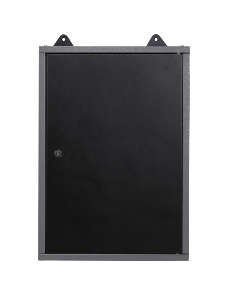 Professional Grey and Black Wall Mounted Tool Cabinet with Key 400x200x600mm | DA-TC001