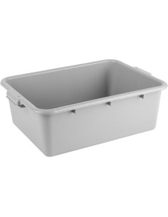 Polypropylene Service Tray Container 560x400x180mm Gray | Stwalwart DA-JGM616