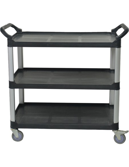 Professional 3-Tier Utility Trolley Cart 1020x500x960mm | Stalwart DA-JGM716