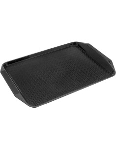 Serving Tray Polypropylene Rectangular 427x298x30mm Black | Stwalwart DA-JGM306