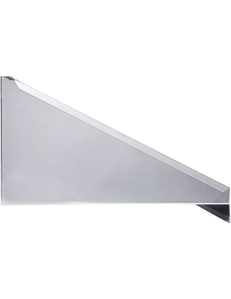 Microwave Shelf Stainless steel 600x450mm | Stalwart DA-WHMS450X600