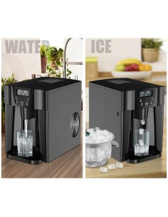 2-in-1 Ice Maker &amp Cold Water Dispenser Countertop 12kg/24h 0.6kg bin | Stalwart DA-HZB12E 2