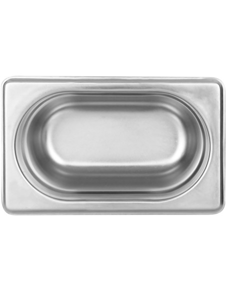 Stainless Steel Gastronorm Pan GN1/9 Depth 65mm | Stwalwart DA-JJD1965