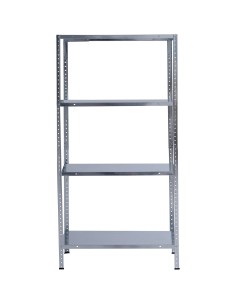 Galvanized Steel Shelving Unit 4-Tier 320kg Capacity (80kg per shelf) 900x400x1800mm | Stalwart DA-KFT20 2