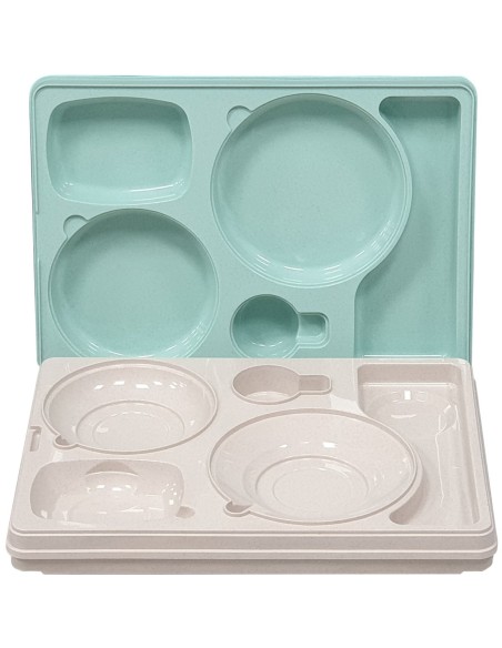 Professional Thermo Meal Tray with 5 Compartments | Stalwart DA-TT5N