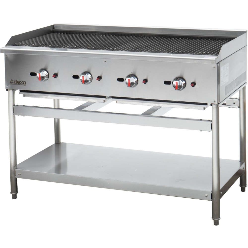 Stainless Steel Stand for EGG48S Gas Griddle and ECB48S Gas Grill | Stalwart DA-STAND48S