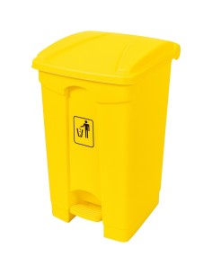 Pedal Waste Bin 80 Litres Yellow | Stalwart DA-XDL80K7YELLOW