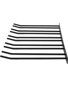 Wine Glass Rack Black Wall mounted Length 400mm 20 wine glasses | Stalwart DA-WGA58500400B 2