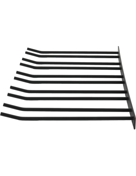 Wine Glass Rack Black Wall mounted Length 400mm 20 wine glasses | Stalwart DA-WGA58500400B
