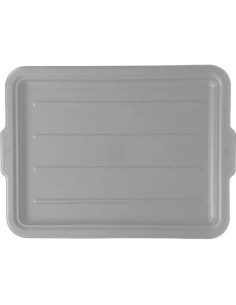 Polypropylene Lid for Tote Boxes 560x430x25mm Gray | Stwalwart DA-JGM624