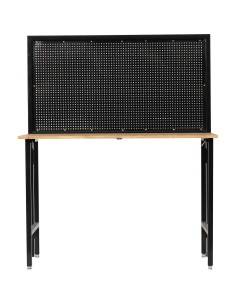 Professional Steel Workbench with Pegboard 150kg Table Load 25kg Pegboard Load 1220x660x1460mm | Stalwart DA-KWT1220 2