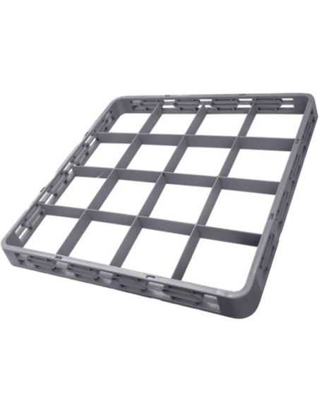 Commercial Cup/Glass Rack Extender 16 Compartments 500x500x50mm | Stalwart DA-JGM812