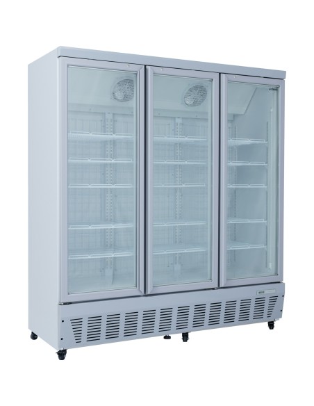 Commercial Display Freezer 1496 Litres Upright 3 Glass Doors Ventilated Cooling 1830x730x2020mm | Stalwart DA-SDT1500