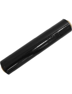 Premium 12 μm PE Stretch Film 40 cm × 250 m Flush 2″ Core Black | Stwalwart DA-SWRAP32